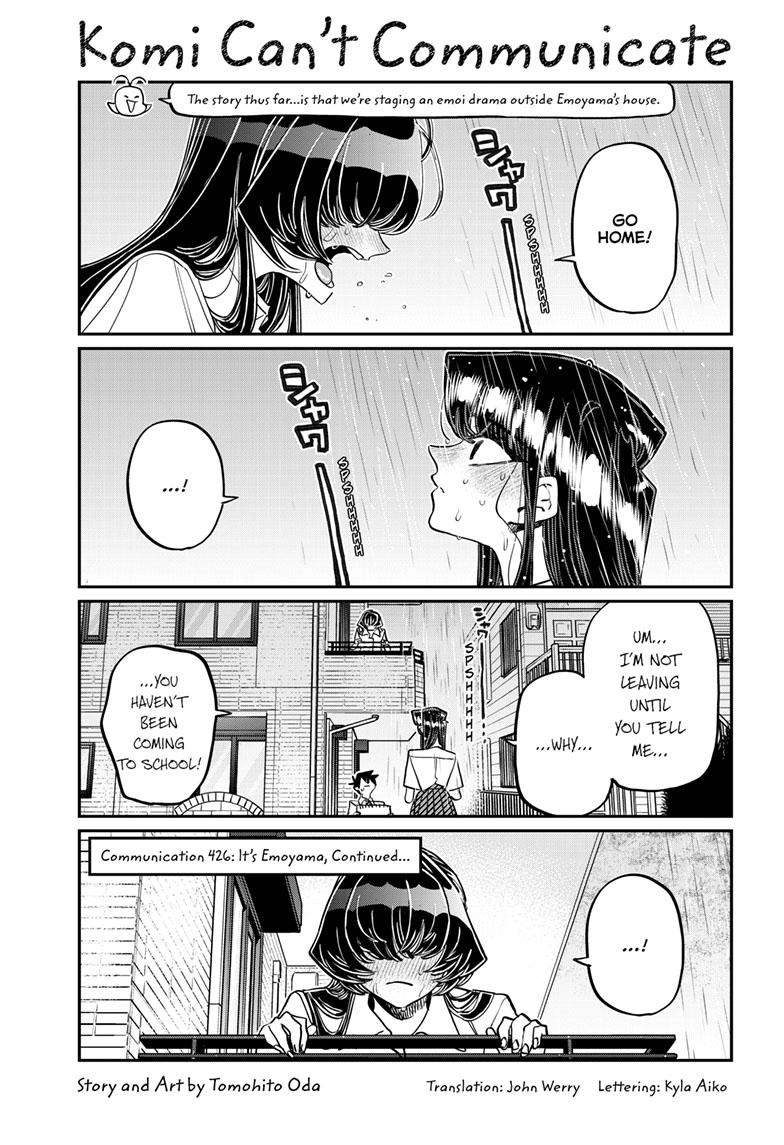 Komi-san wa Komyushou Desu Chapter 426 1